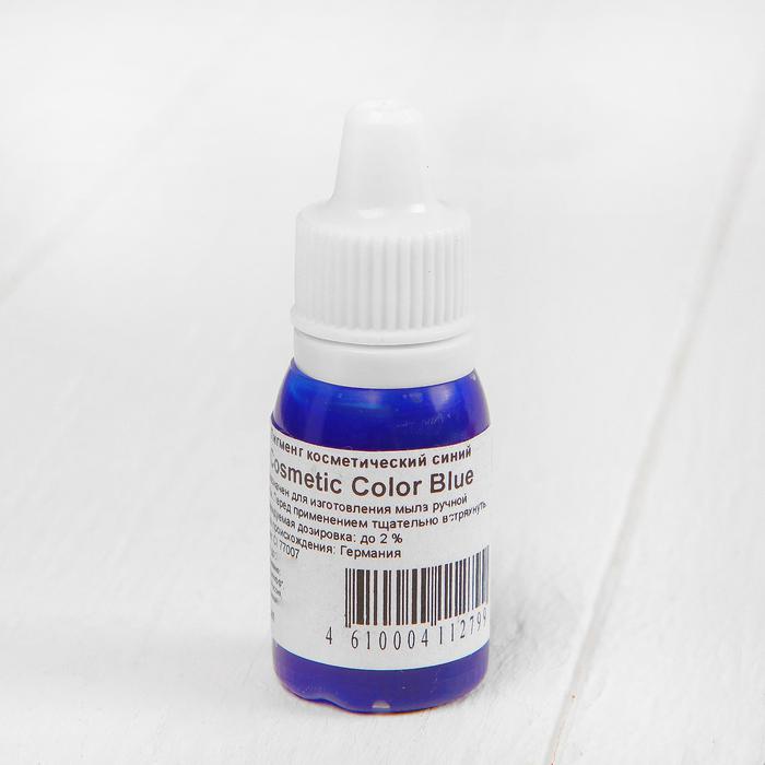 Пигмент для мыла немигрирующий Black Cosmetic Color, синий, 10 мл   