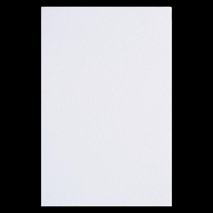 Лист фетра белого цвета,размер 21х30 см  