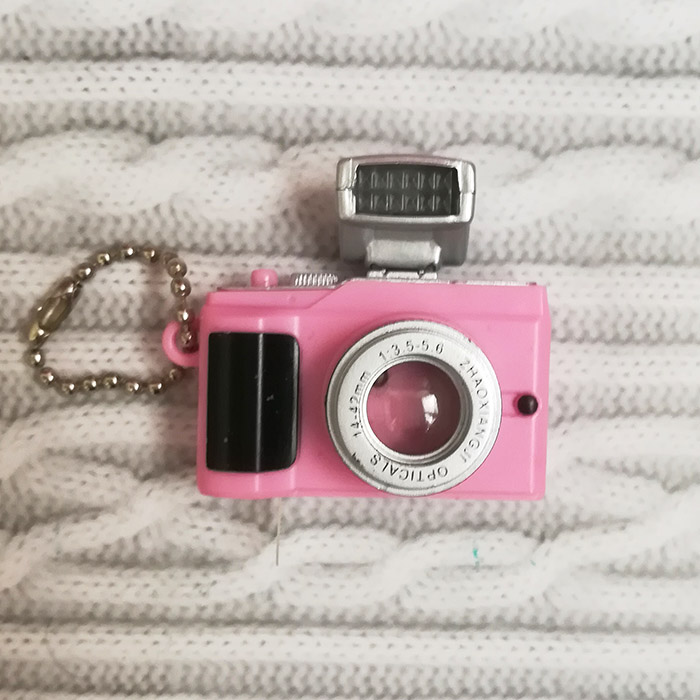 Игрушка фотоаппарат для кукол розовый
