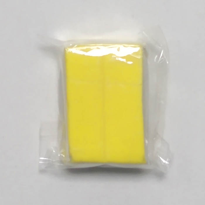 Новый материал!Глина полимерная запекаемая ,гибкая резина после запекания, цвет желтый 30 гр   