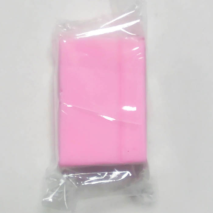 Новый материал!Глина полимерная запекаемая ,гибкая резина после запекания, цвет светло-розовый 30 гр    