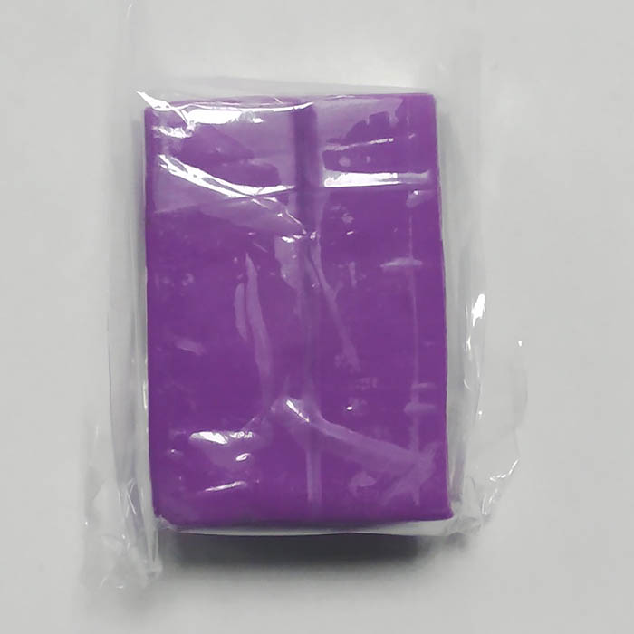 Новый материал!Глина полимерная запекаемая ,гибкая резина после запекания, цвет  фиолетовый 30 гр 