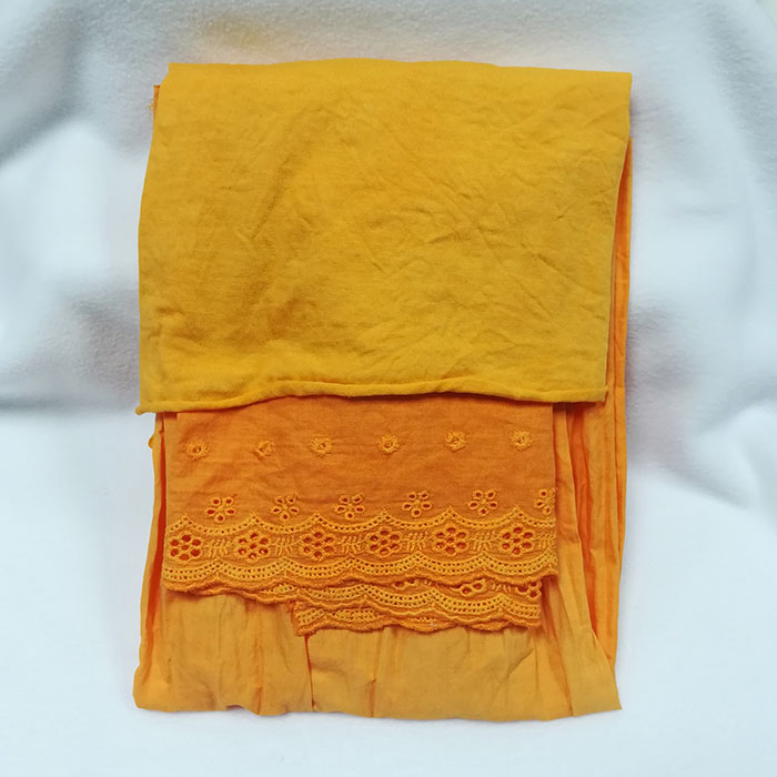 Набор тканей ручного окрашивания, оранжевый