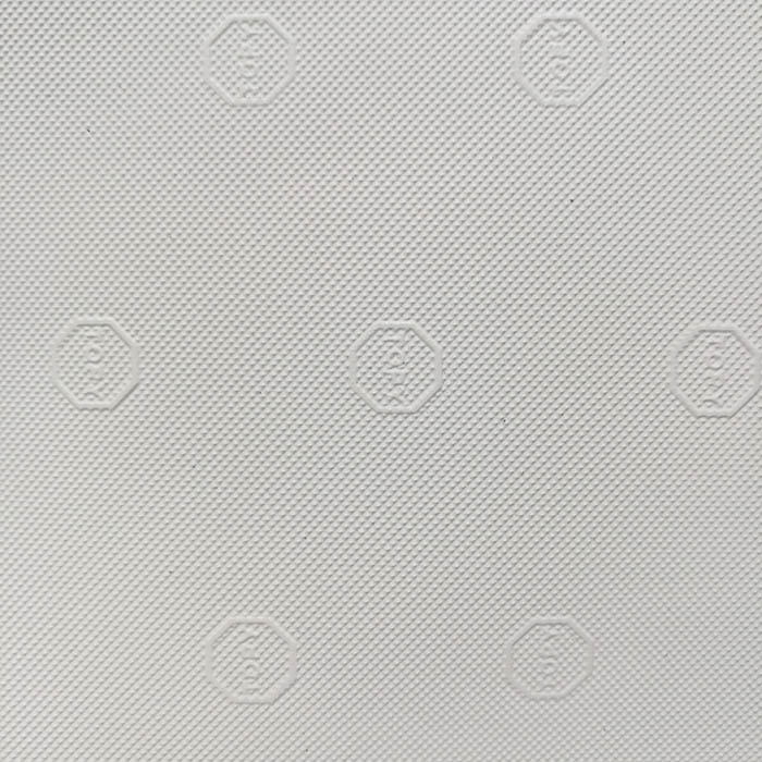Резина для обуви белая с мелким рисунком,1.2 мм 