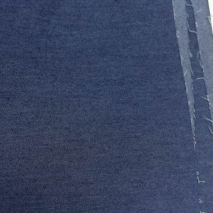Ткань джинсовая синяя тонкая 