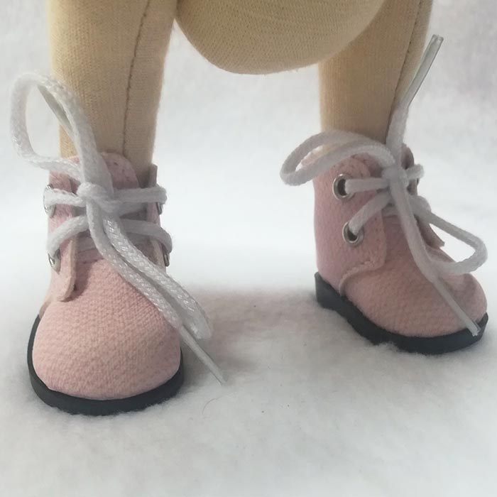 Обувь для кукол премиум качества нежно розовая.Длина подошвы 4.5 см    - 2