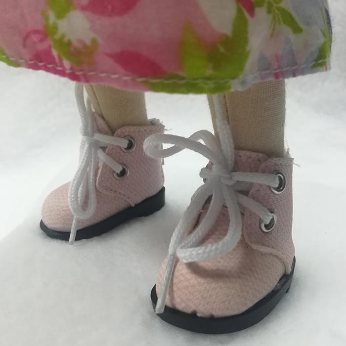 Обувь для кукол премиум качества нежно розовая.Длина подошвы 4.5 см   