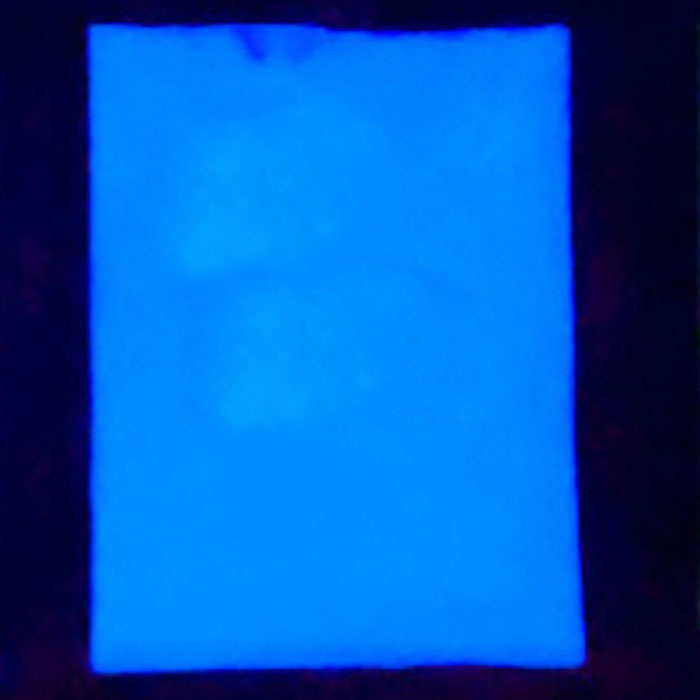 Порошок люминисцентный белый с синим свечением в пакете,15 гр    