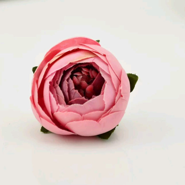 Пион тканевый розовый, головка 3.5 см 