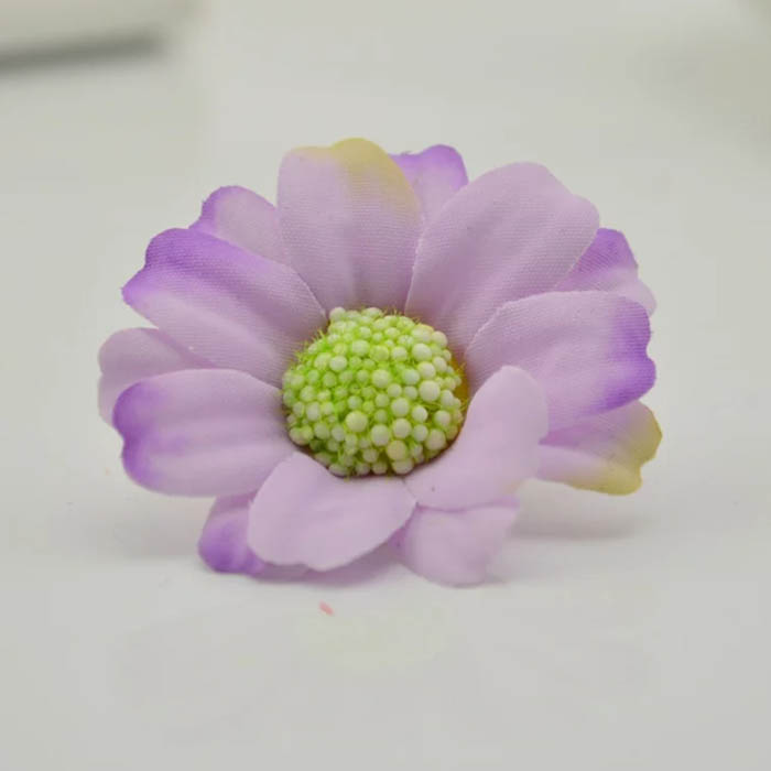Тканевый цветок цвет сиреневый градиент,4 см    (2)