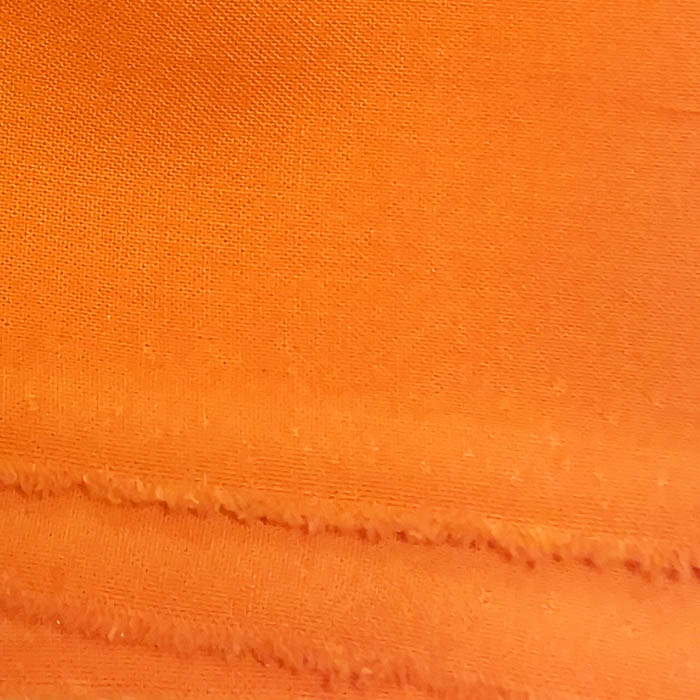 Ткань однотонная оранжевая