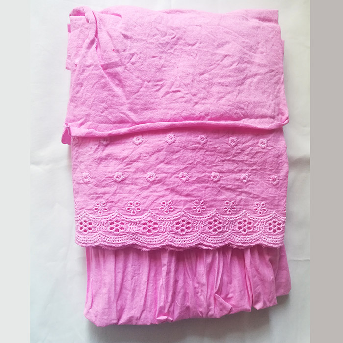 Набор х/б тканей ручного окрашивания "Розовый зефир"  
