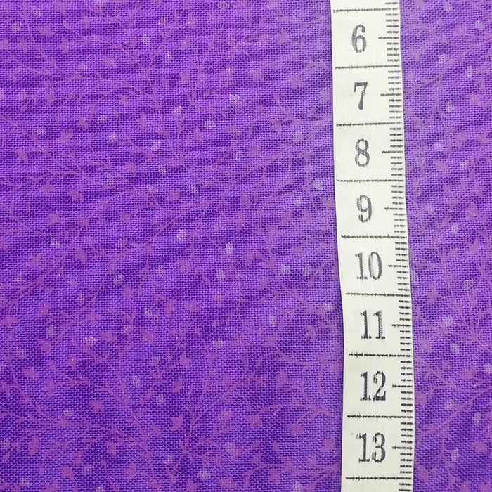 Ткань х/б  "Фиолетовая с очень мелкими цветочками", США  