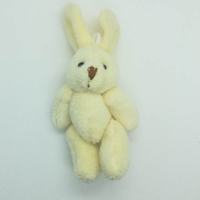 Игрушка для кукол зайчик кремовый,8 см   