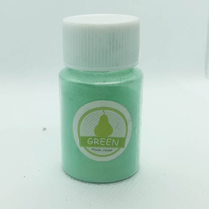 Перламутровый пигмент зеленый,10 гр    