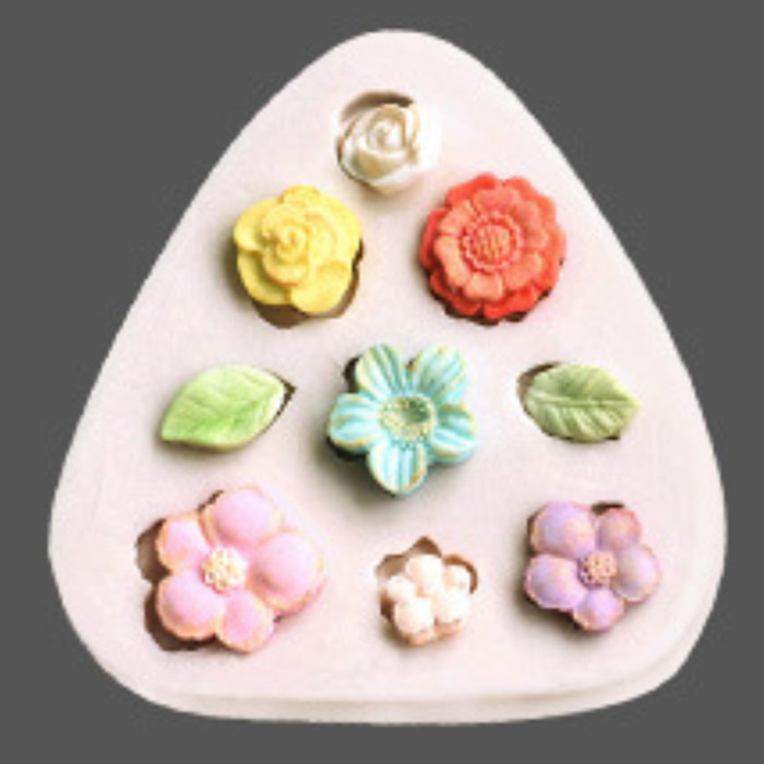 Молд силиконовый "Мелкие цветы"    (2)