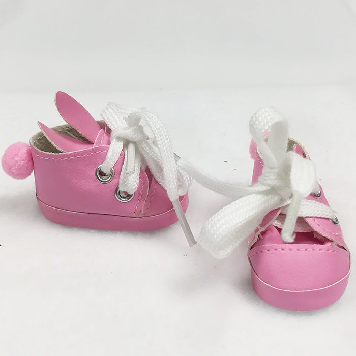 Туфельки для кукол "зайчики" розовые, 5 см    