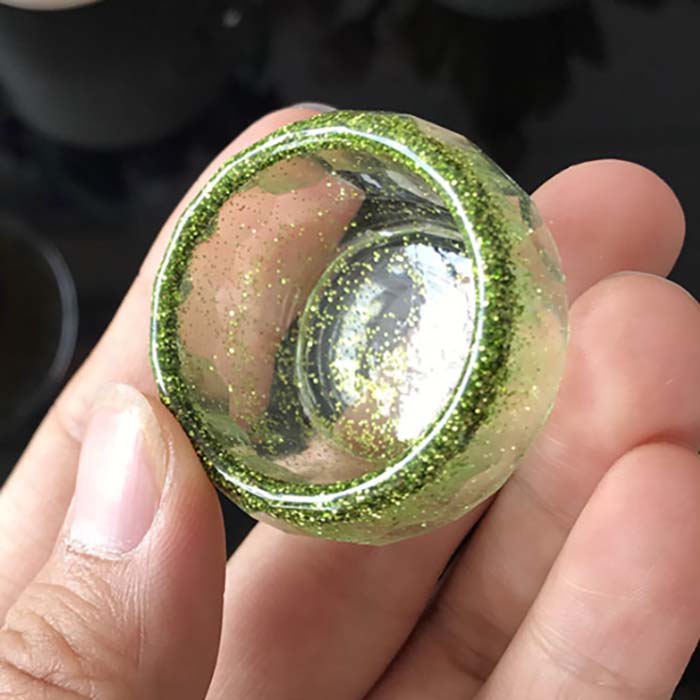 Молд силиконовый "Чаша граненная" ,4х2 см    (2)
