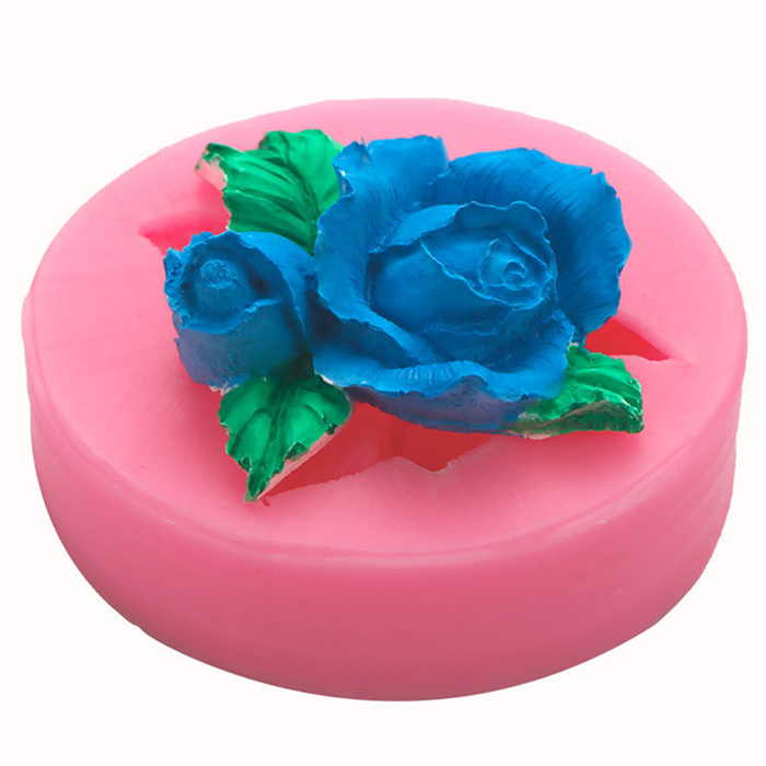 Молд силиконовый "Розы" 6 см   