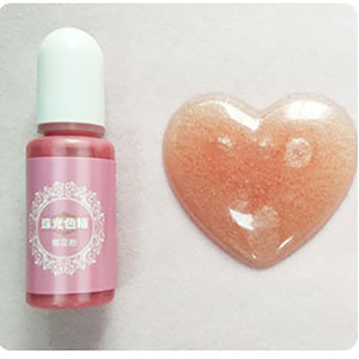 Краситель для эпоксидной смолы "Розовый персик", перламутровый,10 мл   