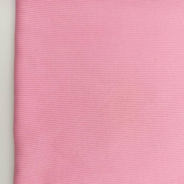 Трикотаж х/б в мелкий рубчик (кашкорсе), розовый, 30х50 см