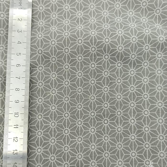 Ткань х/б серая с геометрическим мелким рисунком 40х50 см  