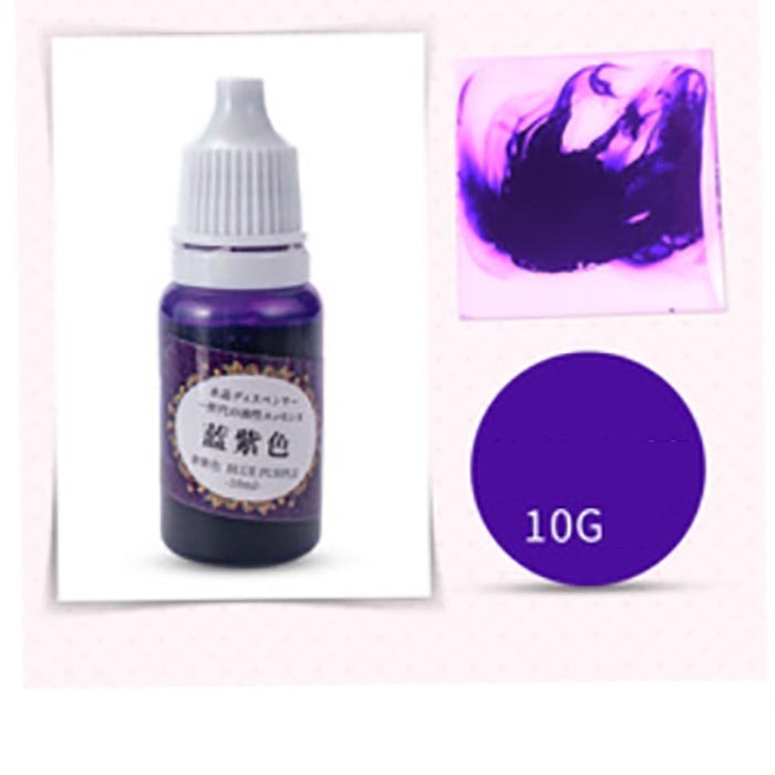 Немигрирующий краситель для эпоксидной смолы фиолетовый ,10 мл
