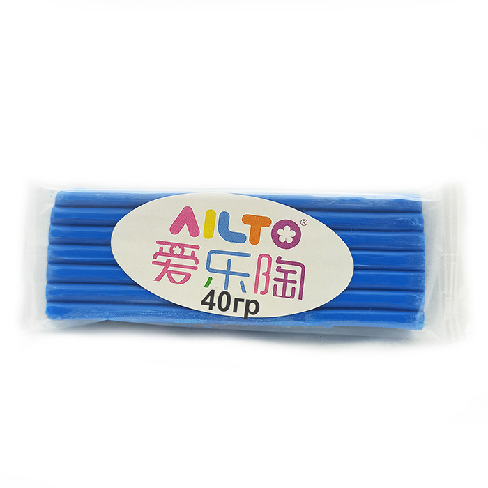 Полимерная глина AILTO,светло-синий,40 гр (2)