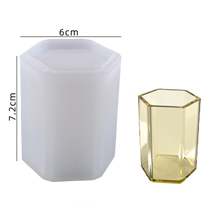 Молд силиконовый "Граненный стакан" 7.2х6 см