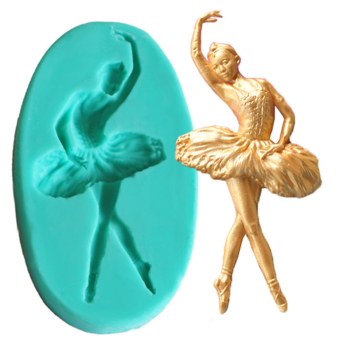 Молд силиконовый "Балерина" 5.4х9.7 см