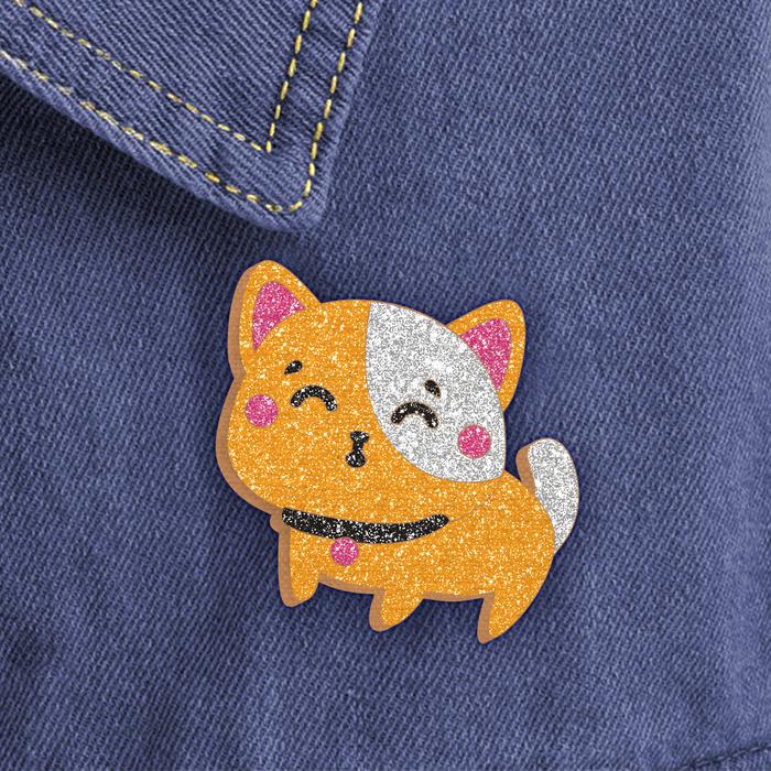Набор для создания фрески-значка "Самый милый котенок"