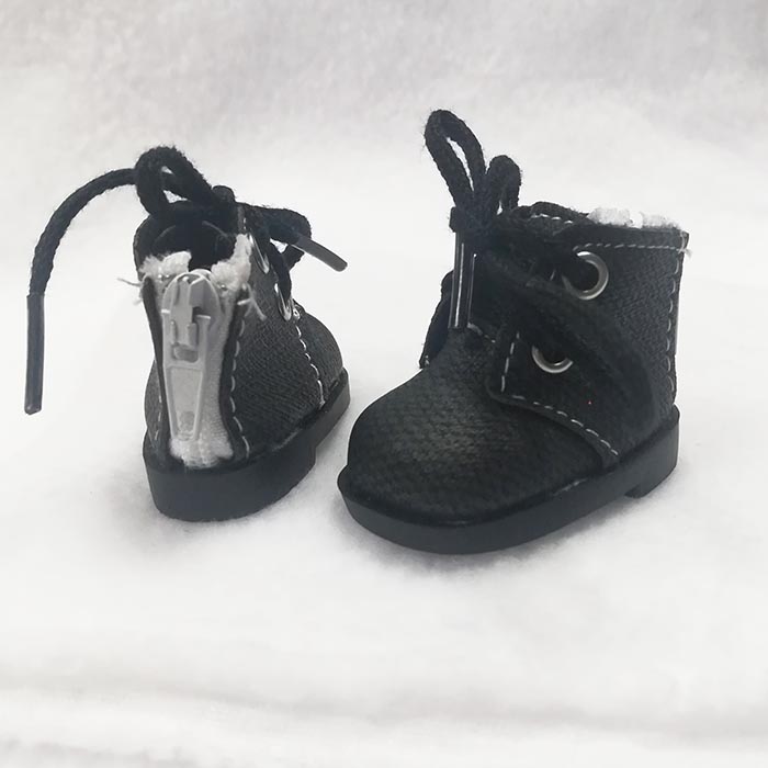 Обувь для кукол премиум качества темно-серая.Длина подошвы 4.5 см - 1
