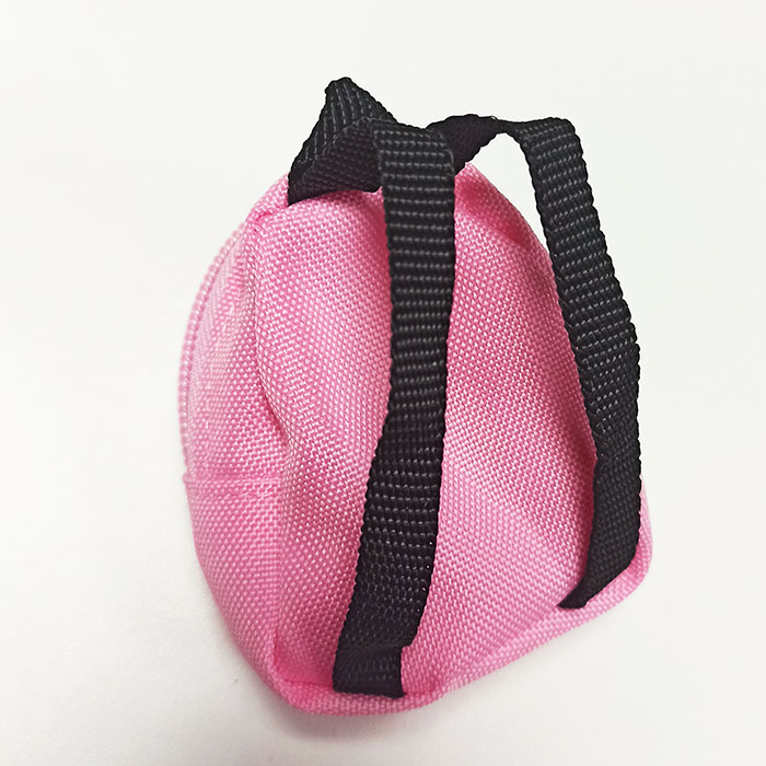 Рюкзачок для кукол розовый,7х6 см - 1