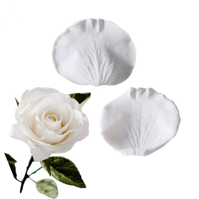 Молд силиконовый лепесток розы большой 7 см (2)