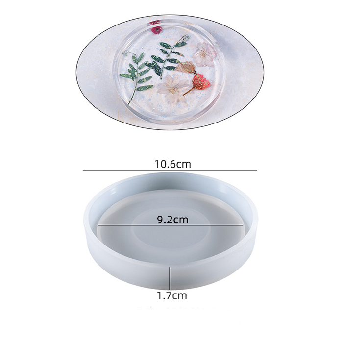 Молд силиконовый "Круг с бортами" 10.6 см (2)